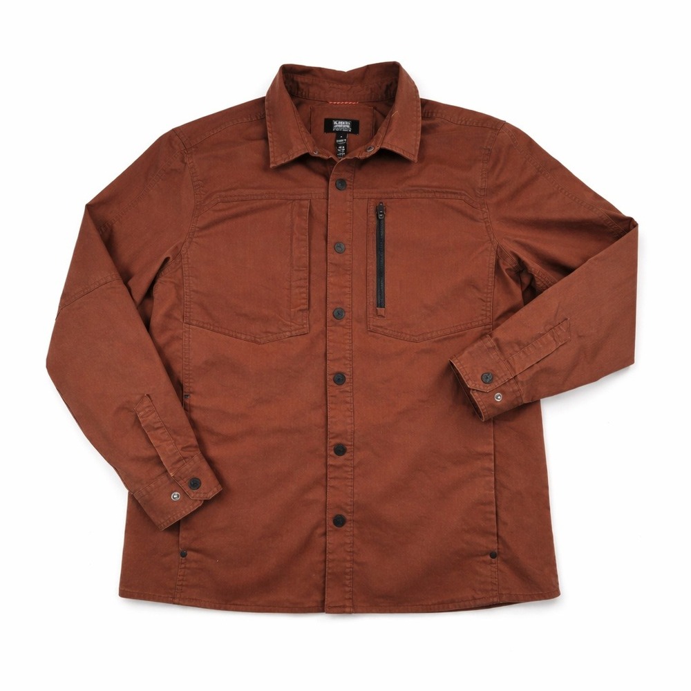 Alaskan Hardgear Stone Run Overshirt Mens Size‎ XL Brown Shacket Cotton Nylon